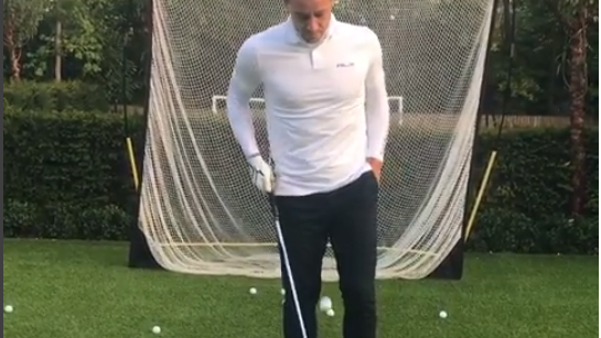 Watch: John Terry shows off golf tekkers